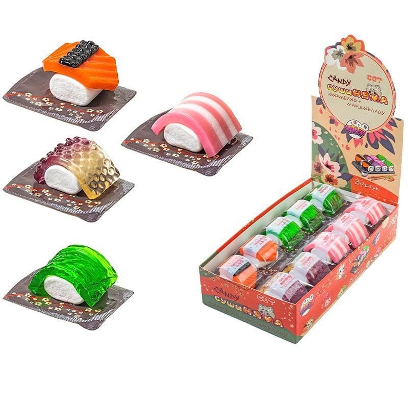 Мармелад жевательный Fun Candy Lab сушиняма сет с 15 гр., пластик