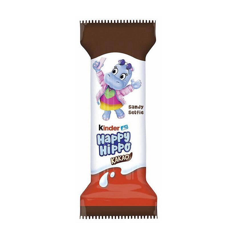 Батончик Kinder Happy Hippo cacao 20.7 гр., флоу-пак