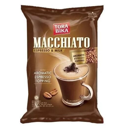 Кофе растворимый Tora bika Macchiato 3 в 1 с кофейной 25 гр., саше