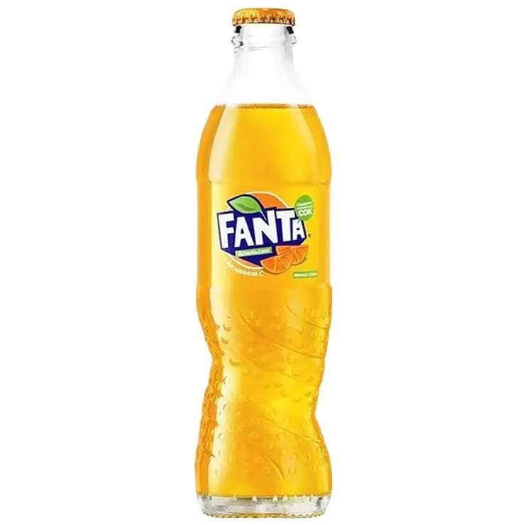 Напиток газированный Fanta апельсин 330 мл., стекло