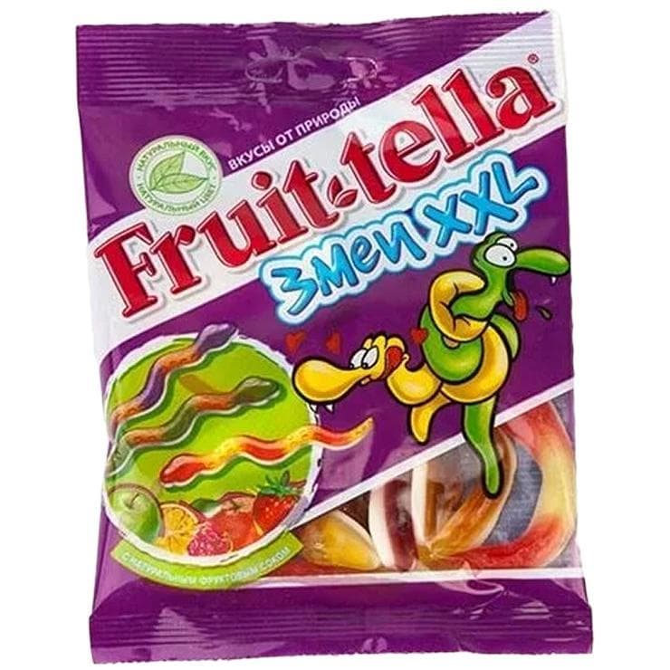 Мармелад жевательный Fruit-tella змеи XXL 70 гр., флоу-пак