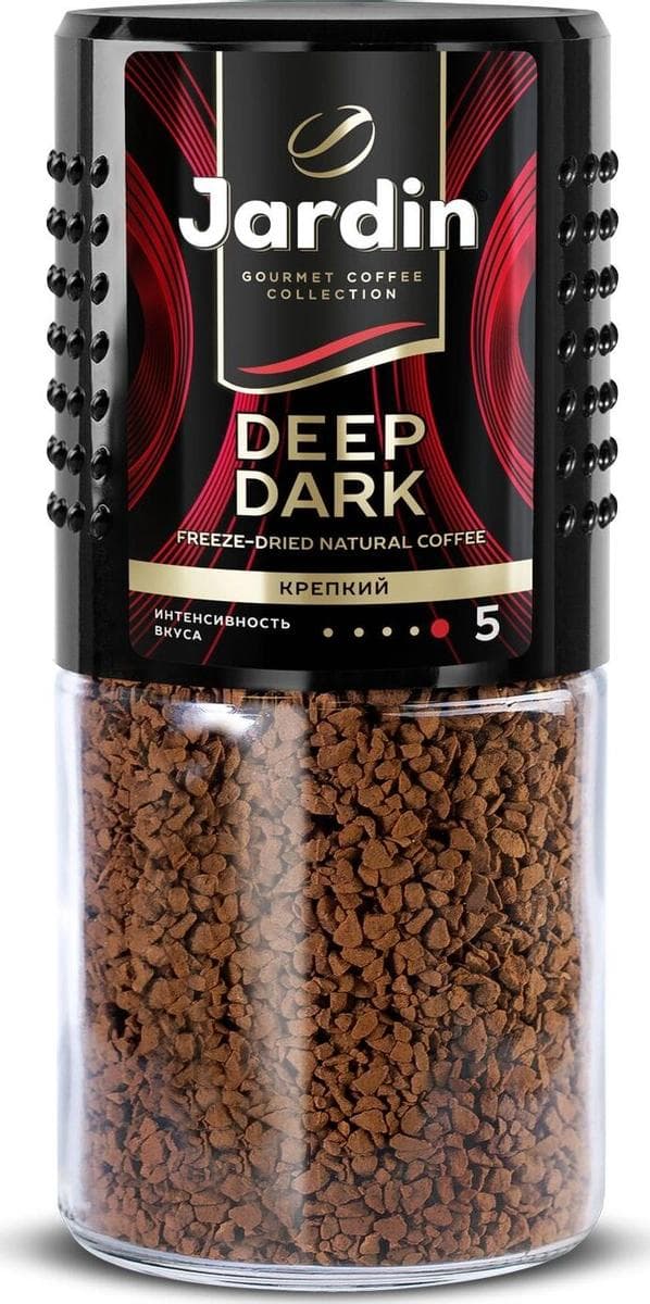 Кофе Jardin Deep Dark растворимый крепкий 95 гр., стекло