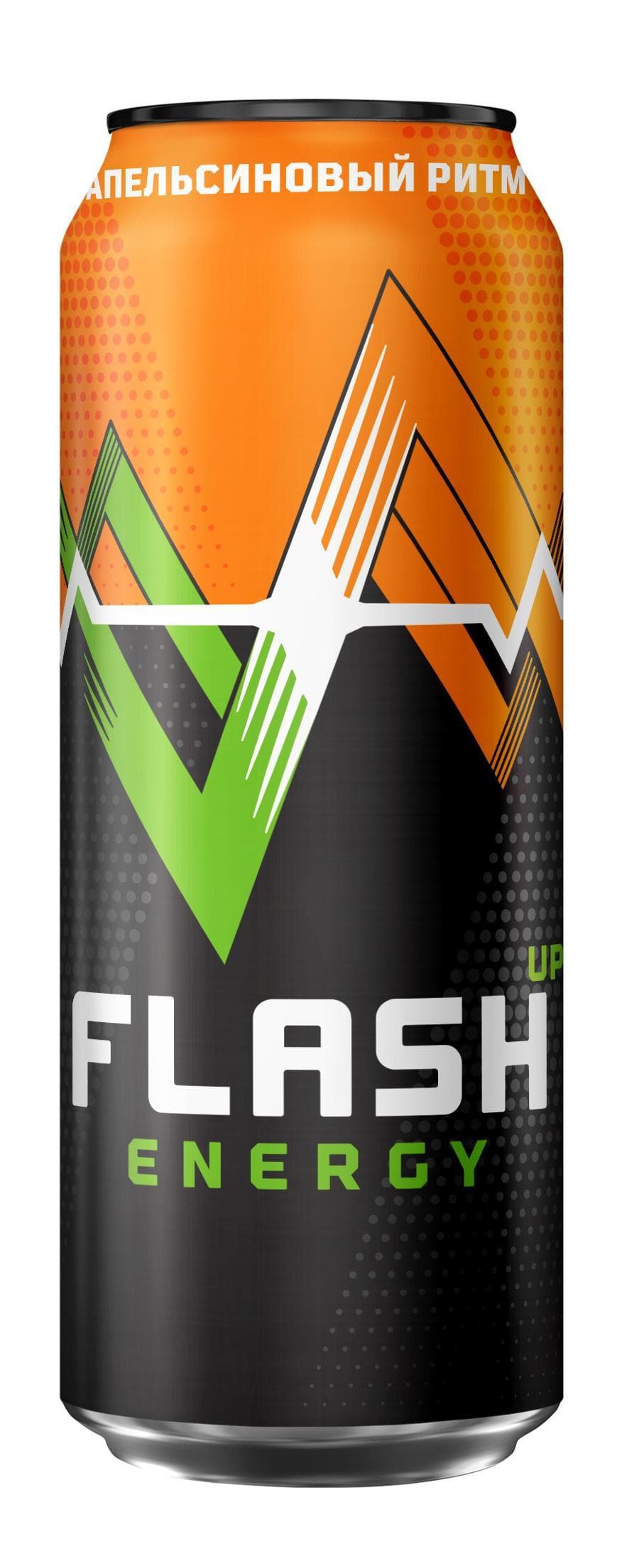 Напиток энергетический Flash up Energy апельс. ритм 450 мл., ж/б