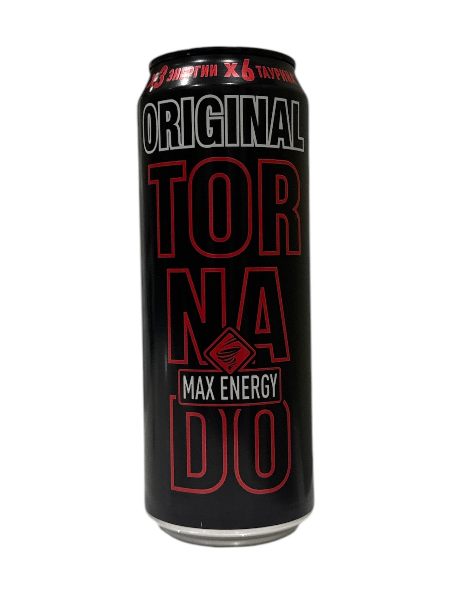 Напиток энергетический Tornado Energy Max NRJ Original 450 мл., ж/б