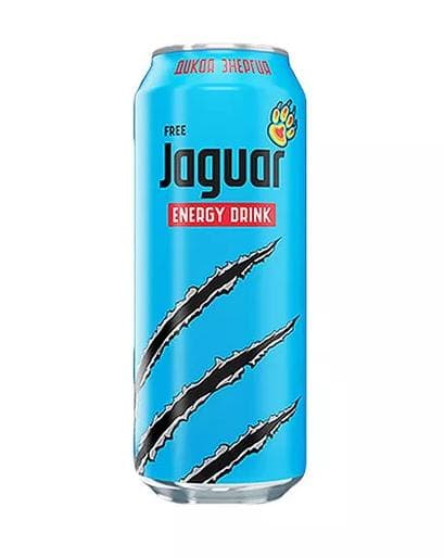 Напиток энергетический Jaguar Free 500 мл., ж/б