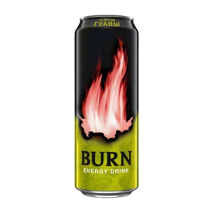Напиток энергетический Burn гуава 449 мл., ж/б