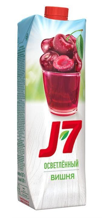 Сок J7 вишня 970 мл., тетра-пак
