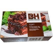 Торт бисквитный Baker House Трюфель с шоколадным 350 гр., картон