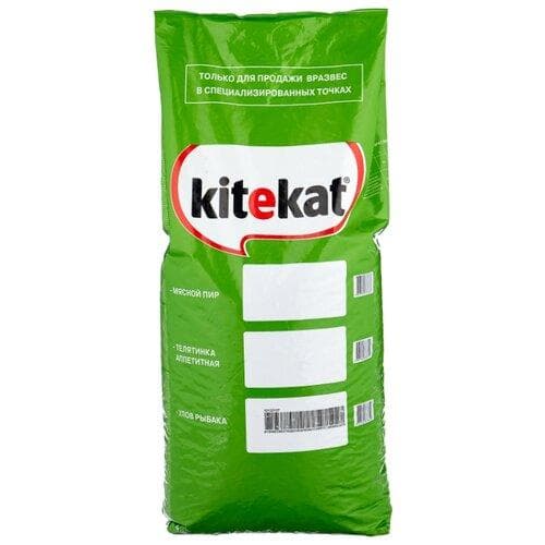 Корм сухой для кошек Kitekat мясной пир 15 кг., флоу-пак
