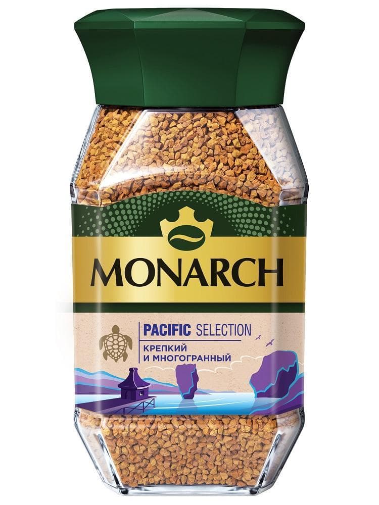 Кофе MONARCH Pacific Selection растворимый 180 гр., стекло