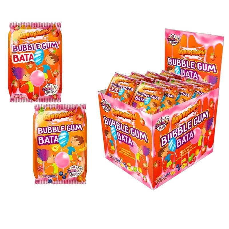 Жевательная резинка Fun Candy Lab Дуй пузырь Bubble 5 гр., флоу-пак