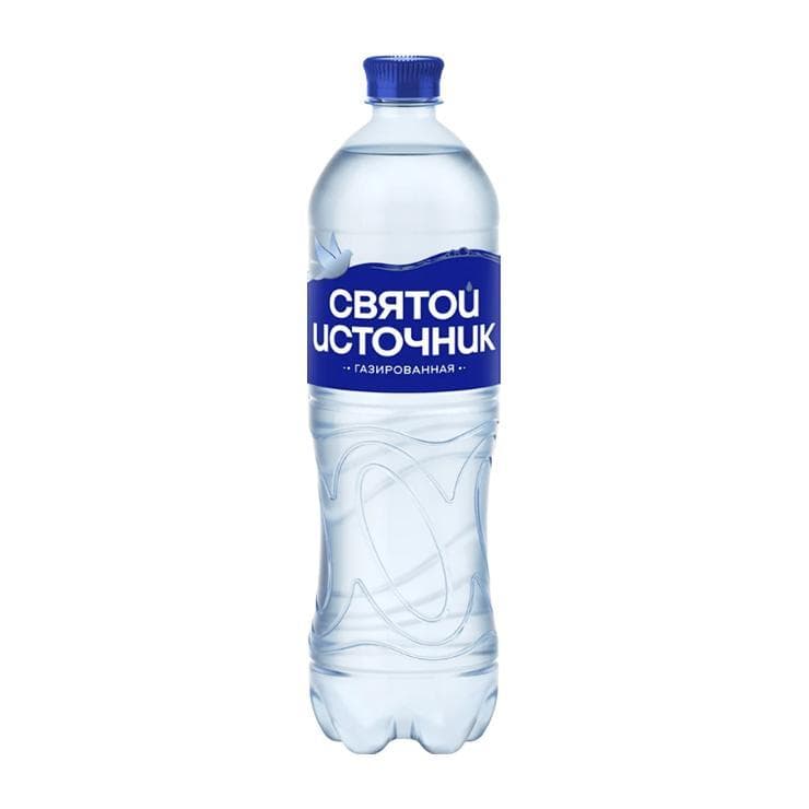 Вода газированная Святой Источник 1 л., ПЭТ