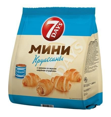Круассаны 7 Days вареная сгущенка 265 гр., флоу-пак