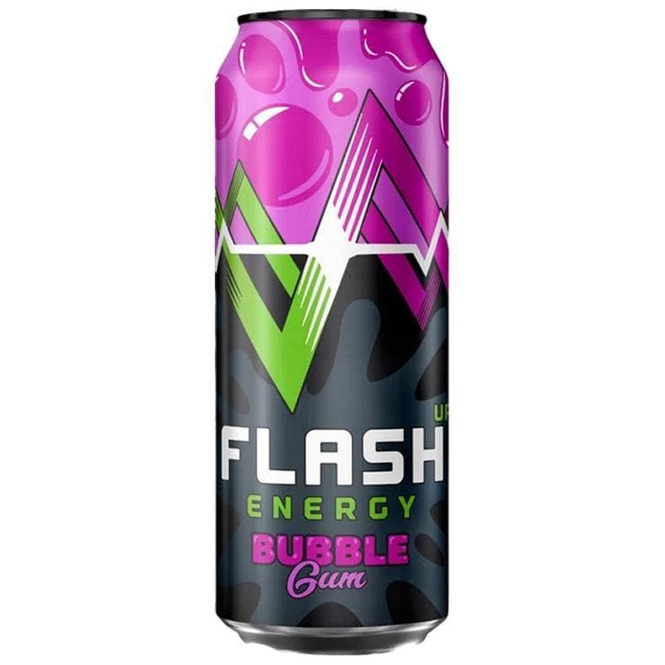 Напиток энергетический Flash Up Bubble Gum 450 мл., ж/б