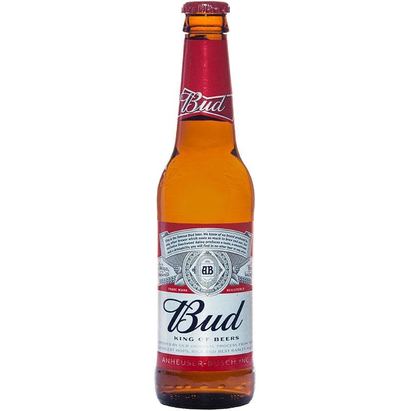 Пиво Bud светлое пастеризованное 5% 500 мл., стекло
