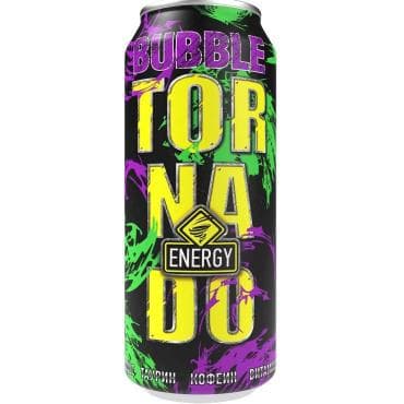 Напиток энергетический Tornado Energy Bubble газированный 450 мл., ж/б