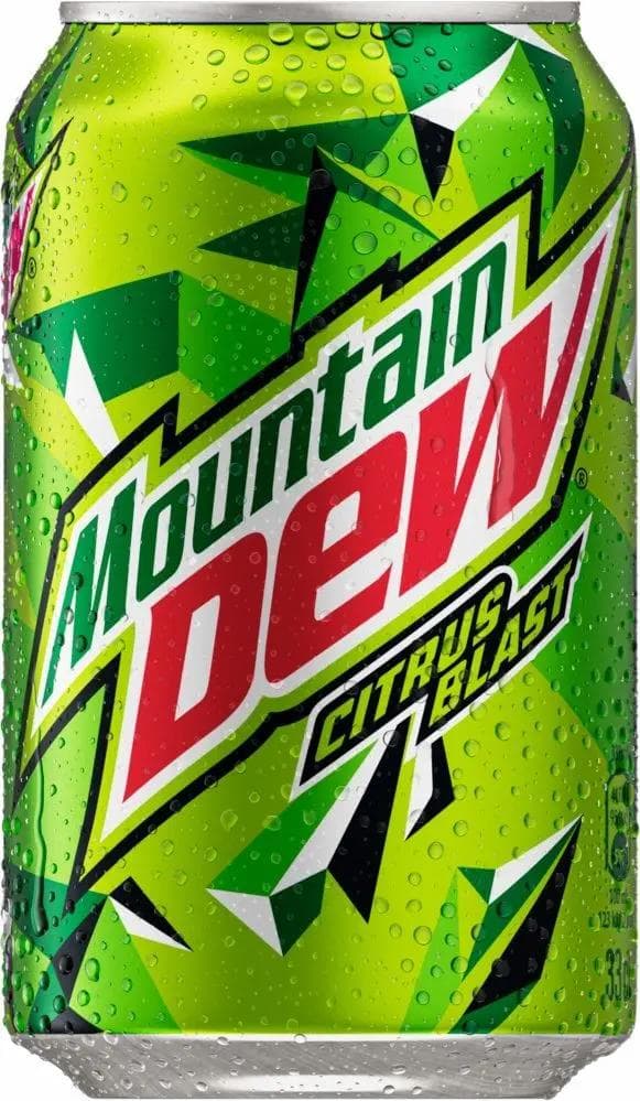 Напиток газированный Mountain Dew Citrus Blast Дания 330 мл., ж/б