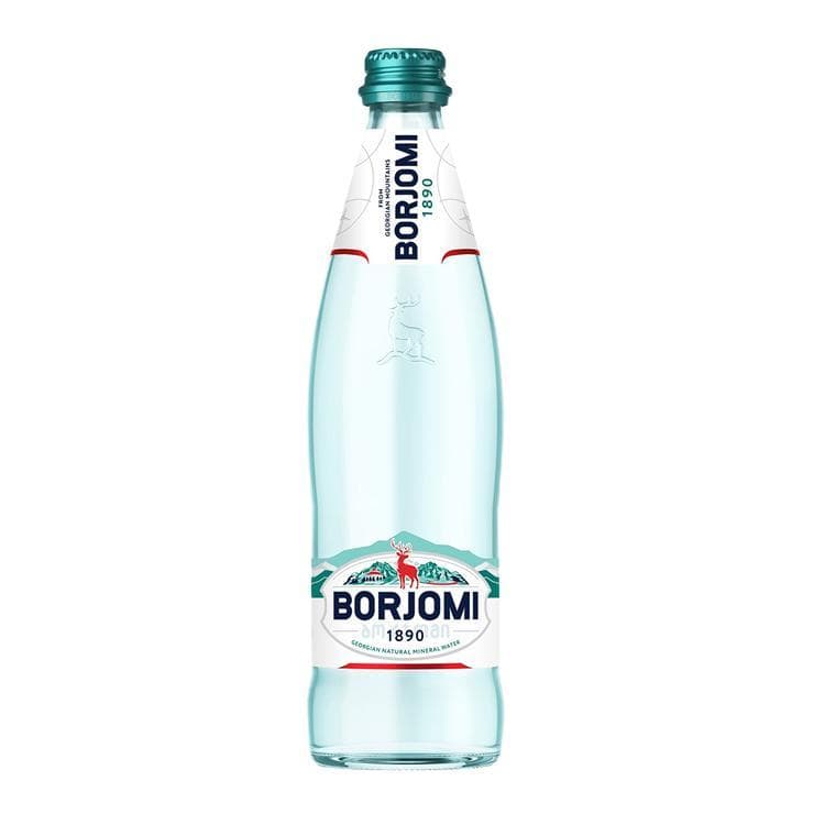 Вода газированная Borjomi минеральная 500 мл., стекло