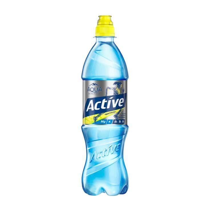 Вода негазированная Aqua Minerale Active цитрус 500 мл., ПЭТ