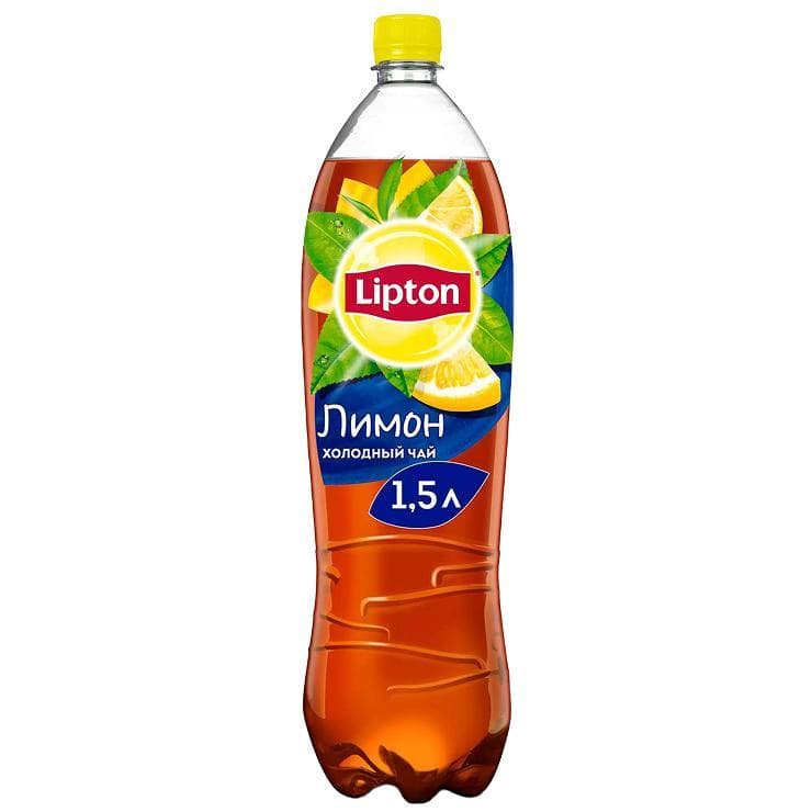 Чай холодный Lipton лимон 1.5 л., ПЭТ