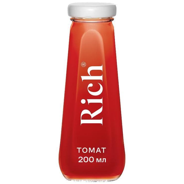 Сок Rich томат 200 мл., стекло