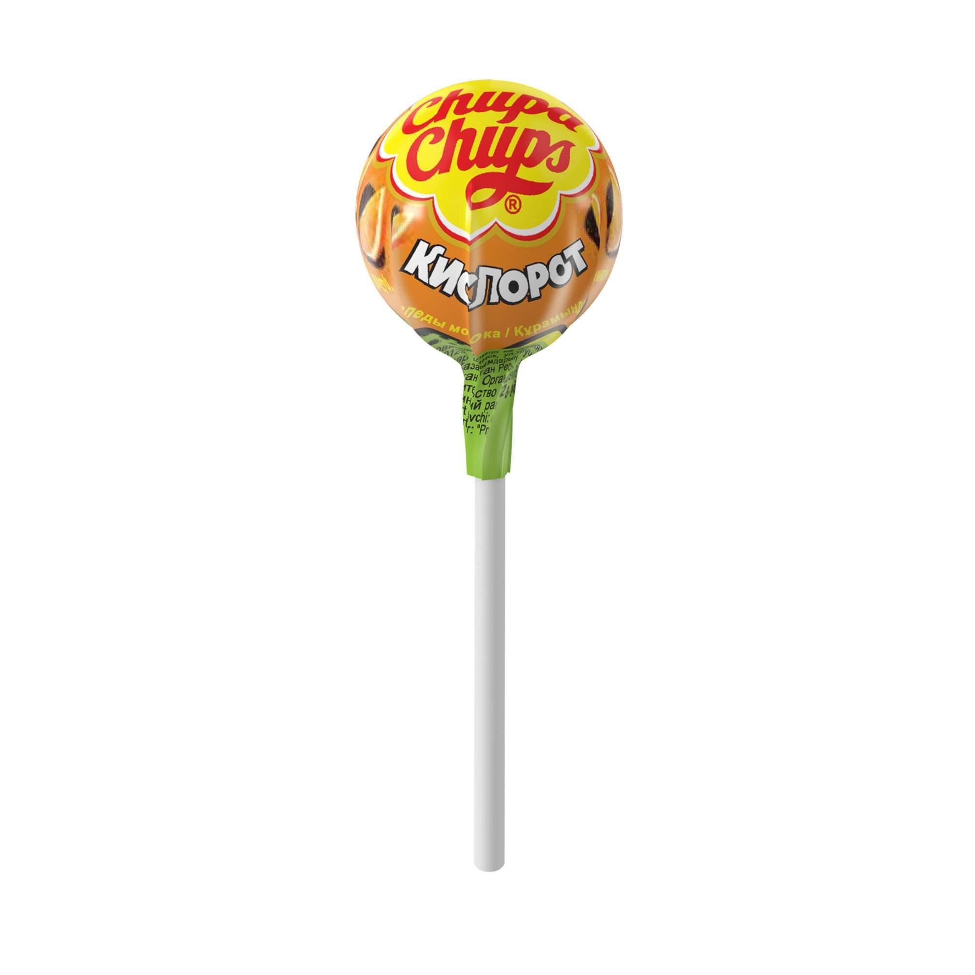 Карамель Chupa Chups кислорот 12 гр., обертка