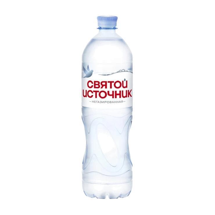 Вода негазированная Святой Источник 1 л., ПЭТ