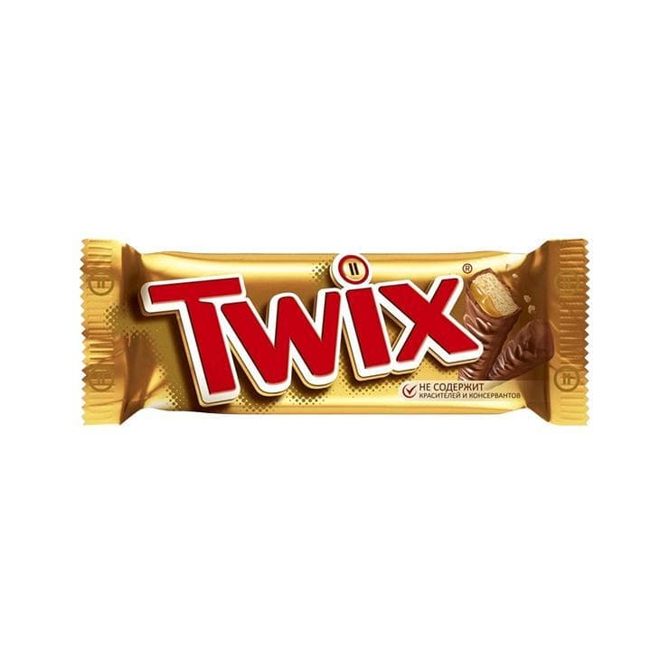 Батончик шоколадный Twix 55 гр., флоу-пак