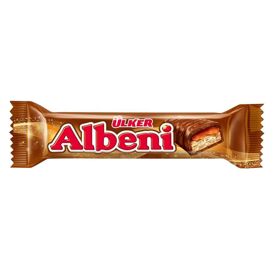 Батончик печенье Albeni ULKER печенье с карамелью 40 гр., флоу-пак