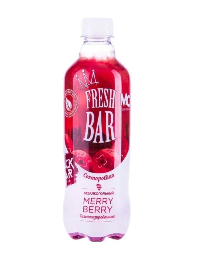 Напиток газированный Fresh Bar merry berry 480 мл., ПЭТ