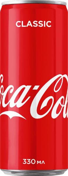 Напиток газированный Coca-Cola classic Польша 330 мл., ж/б
