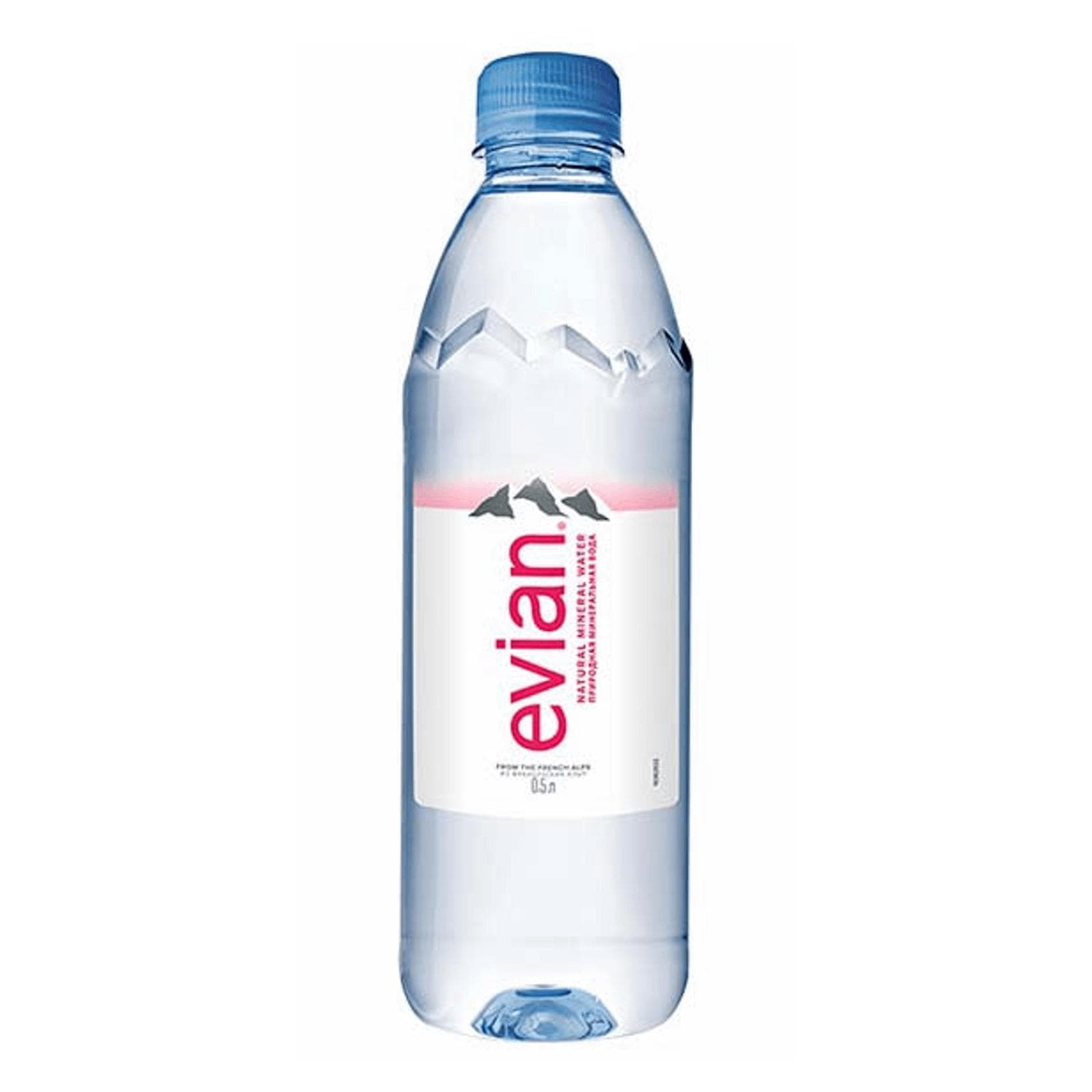 Вода негазированная Evian минеральная 500 мл., ПЭТ