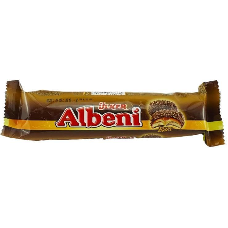 Печенье ULKER Albeni, в молочном шоколаде с карамелью 72 гр., флоу-пак